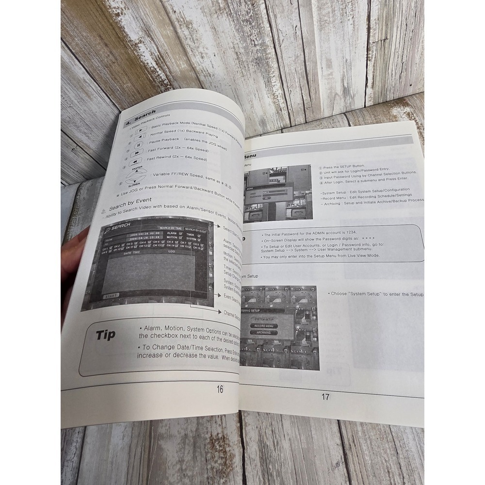 GANZ Digimaster Series DVR Instruction Manual DR4N DR8N DR16N CD Security Guide - Picture 7 of 10